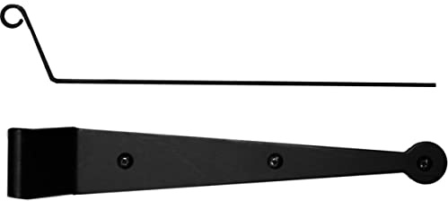 Atlantic Premium Shutters 80016000 10 Strap Hinge: 1 1/2 Offset (Per Pair) Shutter Hardware 10 Strap Hinge: 1 1/2 Offset (Per Pair)