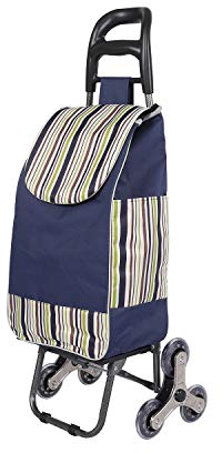 Ambientehome Shopping Trolley blau Einkaufstrolley