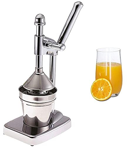 Deals - Exprimidor Prensa Manual de Palanca de Acero Inoxidable - Exprimidor Cítrico Naranja Limón Profesional