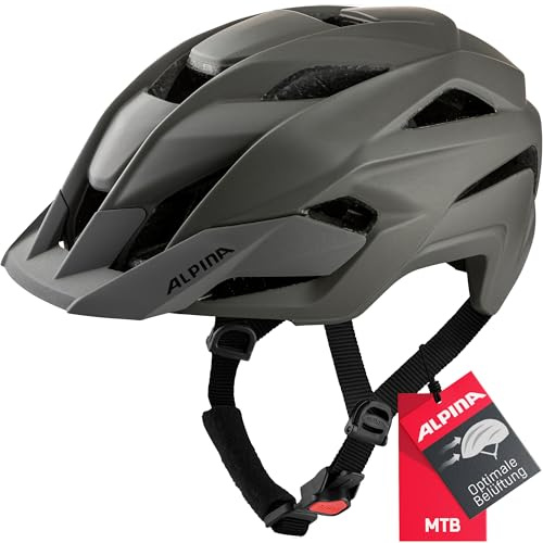 Alpina Kamloop - Stoßabsorbierender, Sicherer und individuell anpassbarer Urbaner Fahrradhelm, für Erwachsene