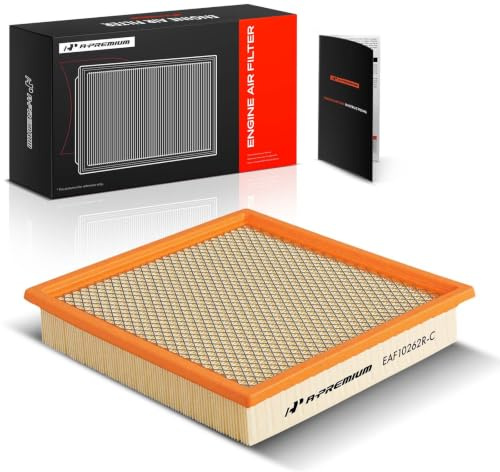 A-Premium Engine Air Filter Compatible with Ford & Lincoln Models - F-150 (2009-2023), Expedition (2007-2023), F-250 F-350 F-450 F-550 Super Duty (2008-2016), Navigator (2007-2023)