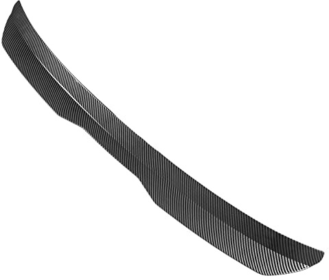 Rear Roof Lip Molding Trim,Rear Window Roof Spoiler Deflector Universal Fit Reduce Resistance Window Top Lip Molding Trim (Carbon Fiber Style)