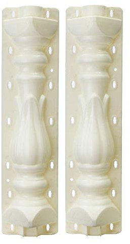 HARPRA Lot de 2 moules pour balustrades compatibles avec béton plâtre, ciment jardin, moulage en plastique