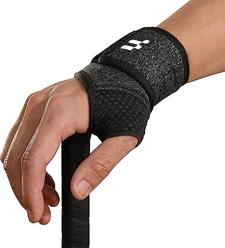 Fitomo Orthèse Poignet Droit avec Ouverture Pouce Souple, Bandage Poignet pour Arthrite Légère du Tunnel Carpien et Tendinite, Maintien Poignet Idéal pour le Sport, le Travail et le Sommeil