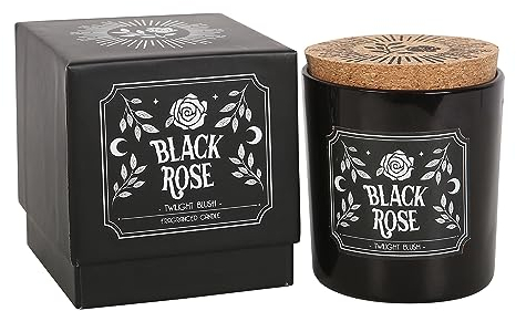 Enchanting Black Rose Twilight Blush Candle | Alluring Aroma | Handmade | Captivating Dark Scent | Luxury Soy | Long-Lasting Burn Time