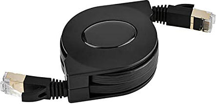 Miokycl Retractable ethernet Cable ethernet 10×10×2 Retractable cat7 rj45 600mhz Patch LAN Cable Flat ethernet Cord