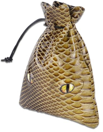 Byhoo Unisex gelbem Würfeltasche Leder