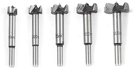 CZDIQXVF Bohrer-Set, Holzbohrer, Wolframkarbid, selbstzentrierender Lochsägenschneider, Holzbearbeitungswerkzeuge, 15–35 mm Scharnier-Forstnerbohrer, Lange Bohrer (Size : 25mm)
