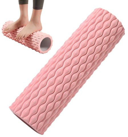 Sports Foam Roller - Muscle Exercise Roller for Sports | Portable Foam Deep Tissue Massage Fitness Equipment for Physio, Pilates, Yoga