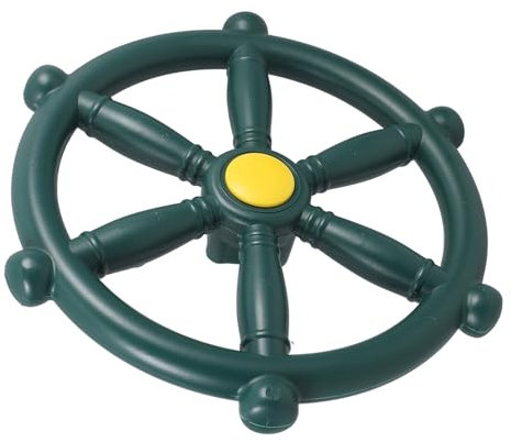 Gogogmee Pirate Ship Steering Wheel Swing Backyard Playset Attachments Sturdy Boys and Girls Outdoor Tree House