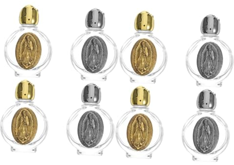 Didiseaon 8 Pièces Bouteille En Verre Rose Bouteilles D'eau Décorations De Baptême De Mariage Bouteilles En Verre De Baptême Petite Bouteille Petites Bouteilles Verre Cristal (bouteille)