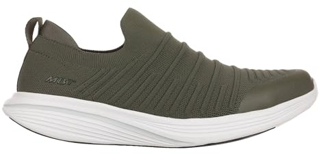 MBT M400 Slip On Zapatillas de Deporte para Mujer sin Cordones. Deportivas Caminar Anatómicas y Cómodas. Calzado Fisiológico Confort y Estabilidad de Suela balancín. Sneakers Modernas.