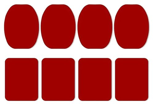 Syengery Klebendes Klebeband für die Armaturenbrettkamera, Selbstklebende Klebepads für die Armaturenbrettkamera - Doppelseitiges Ersatzband für die Armaturenbrett-Nockenmontage,8X
