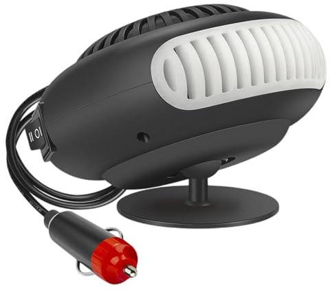 Windshield Heater 12v - Car Defrosting Device, Cooling Heating Fan | Portable Car Heater Defogger, Adjustable Windshield Warmer Fast Heating, Windscreen Defroster for Winter Driving Vehicals