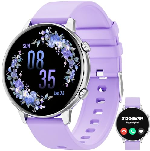Hwagol Montre Connectée Homme Femme 1.39 Smartwatch avec Podometre, Moniteur Sommeil, avec 140+ Sportifs, Smartwatch Montre Intelligente Bracelet pour Android iOS