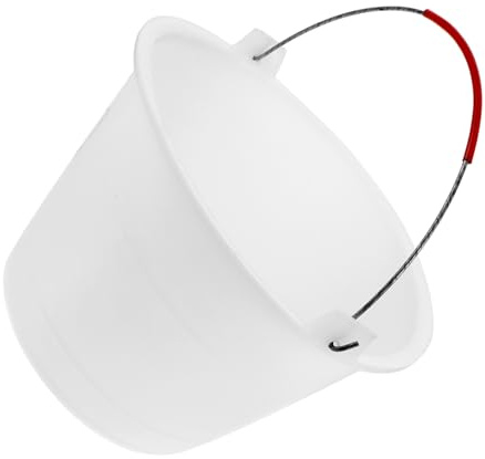 Tofficu Seau à Béton Plastique Seau à Ciment Vide avec Poignée Portable pour Chantier De Construction