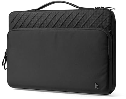 tomtoc 360° Protección Funda para 14 Pulgadas Nuevo MacBook Pro M5 Pro/MAX A3426 A3427 (2026), M5/M4/M3/M2/M1 A3434 A3112 A3401, 13,8 Surface Laptop 7, Maletín Bolsa al Agua para Ordenador portátil