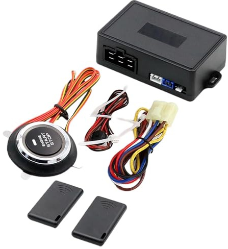 Immobilizzatore RFID 12V di allarme automatico anti-dirottamento Circuito intelligente interrotto avvio con un solo tocco for la sicurezza del'auto Facile installazione e ampia compatibilità