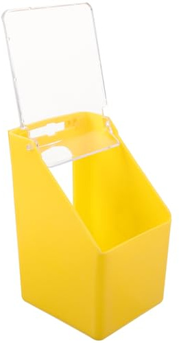 HOMOCONO Pigeon Feeder Large Capacity Hanging Food Box with Health Grit Trough Easy to Install for Outdoor Bird Breeding and Aviary Use
