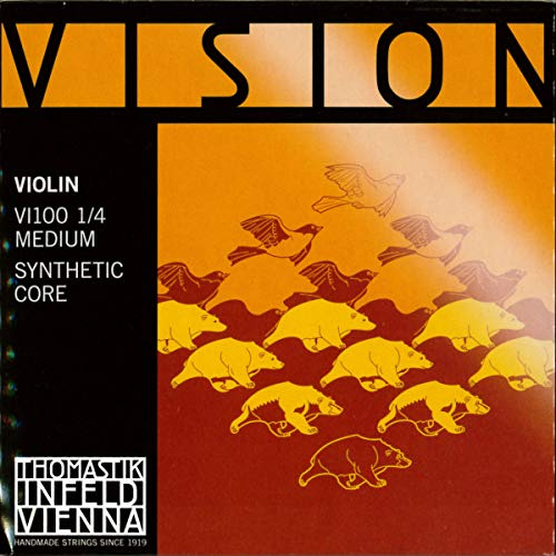 Thomastik Saiten für Violine Vision Synthetic Core Satz 1/4 Mittel
