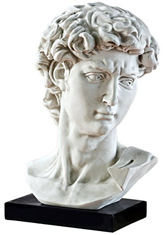 Design Toscano KY2417 Bust of Michelangelo's David Statue