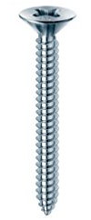 Parker 4 flach Head Schraube 8 x 50 Weiß 0 ZN (% 2) [Mustad]