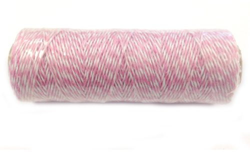 Wrapables - Cordel de Baquero de 4 Capas de algodón, 110 m, Color Rosa