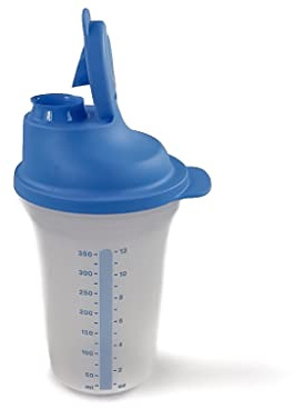 TUPPERWARE fresh mix Mini Shaker Blue Mini-Mix-Fix 350 ml Shaky