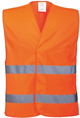 Portwest - Gilet de sécurité haute visibilité - Unisexe (4XL/5XL) (Orange)