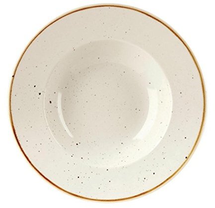 Churchill Stonecast Barley White - Schüssel mit Fahne - 24 cm, 12 Stück