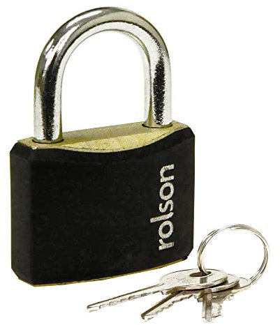 Rolson 66405 - Lucchetto, 40 mm, colore: Nero