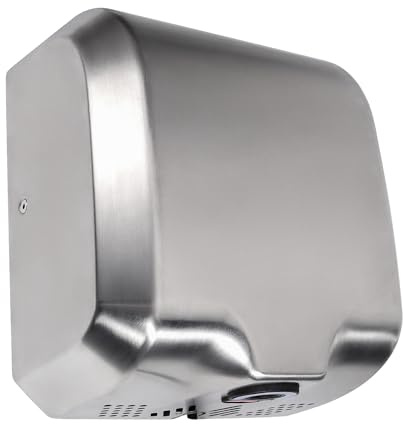 Goetland Stainless Steel Commercial Hand Dryer 1800w Automatic High Speed Heavy Duty Dull Polished