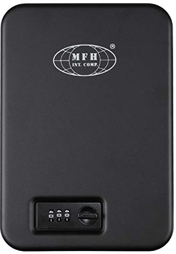 MFH Sicherheitskassette mit Zahlenschloss (Schwarz)