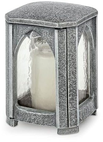 legendURN Grave Lantern Aluminium in Several Colors | Traditional Grave Lantern or Lamp Aluminium