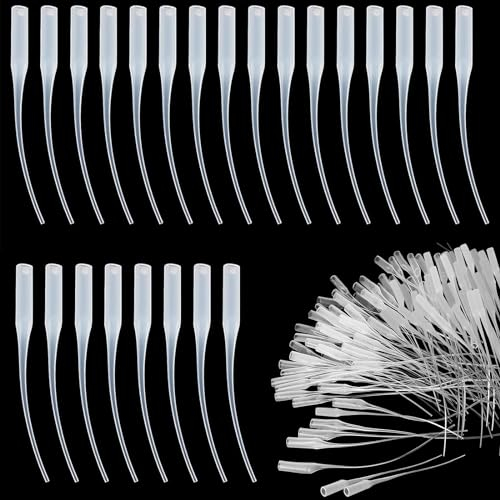 Micropuntas de Pegamento,200PCS Micro Ppuntas de Pegamento,Puntas de Botella de Pegamento,Micropuntas de Extensión de Plástico,Puntas de Aplicador de Plástico,Puntas de Botella de Pegamento ﻿﻿