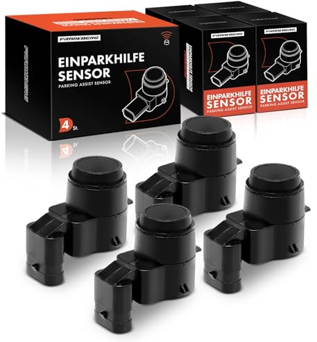 Frankberg 4x Parksensor PDC Sensor Vorne Hinten 3-polig Kompatibel mit 1er E81 116-130 1.6L 2.0L 3.0L 2006-2011 3er E90 316-335 M3 1.6L-4.0L 2004-2011 3er Cabriolet E93 Replace# 66209196705