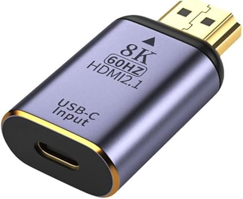 esbeecables Adattatore da USB a HDMI 4K, USB 3.0/2.0 maschio a HDMI femmina, convertitore cavo multi-display adatto per Windows XP/7/8/10/11 – non richiede installazione di driver