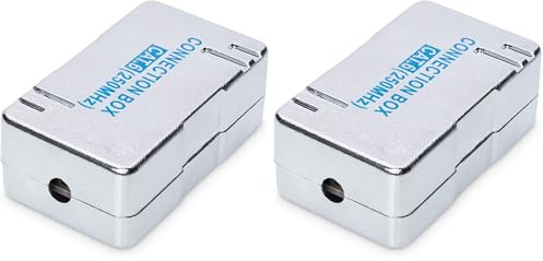 DIGITUS Professional Verbindungsmodul für Twisted Pair Kabel, CAT 6, LSA, geschirmt (Packung mit 2)