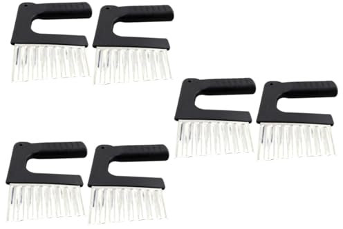 MAGICLULU 6pièces Couteau Crinkle Acier Inoxydable Pour Coupe Ondulée De Pommes De Terre Slicer à Frites Et Outils De Découpe Pour Cuisine Maison