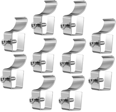 Artibetter 10pezzi Ganci Per Rivestimenti in Vinile Clip Laterali Senza Foratura Ganci Resistenti All Umidità Per Appendere Oggetti Facile Installazione e Utilizzo
