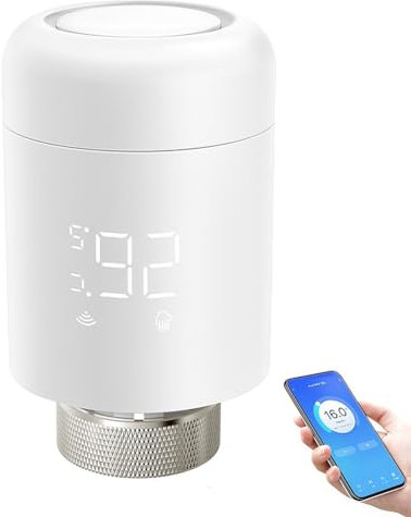 Smart Thermostat Heizkörperventil, Für WiFi Smart Thermostatventil Heizkörperregler Digital Programmierbare Thermostate, Energiesparend