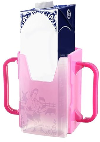 Support de boîte à Lait – Porte-gobelet sans Compression pour cartons de Lait, Support Portable pour Sacs de jus | Boîte Anti-déversement, Conception à Longueur réglable pour la Maison, la Voiture et