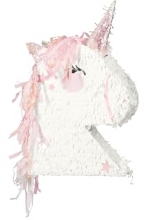 PartyDeco Einhorn Faltbare Pinata Kopf