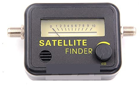 Medidor de Campo TDT, 1PC Satfinder Buscador de satélite Alineación Medidor de señal Receptor for SATV Dish LNB Direc Amplificador de señal digital Sat Finder Locat ,para configurar antena parabólica