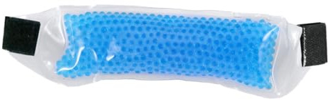 EXQUIMEUBLE Striscia Raffreddante Fronte in Gel 2 Pezzi, Impacco Caldo e Freddo Riutilizzabile, Fascia Morbida Regolabile Per Febbre e Primi Soccorsi Bambini e Adulti