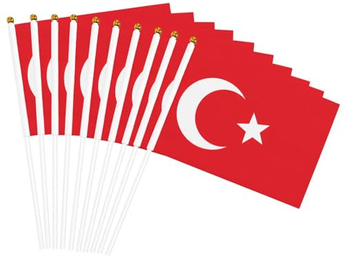 Bandiera della Turchia Stampa Bandiera Palmare Bandiere Leggere Feste Eventi Anniversario Decorazione Varie Occasioni