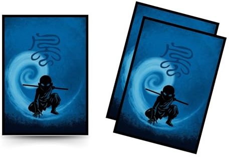 Sammelkartenhüllen, 100 Stück, strukturierte matte Rückseite und transparente Vorderseite (66 x 92 mm), passend für Standardkarten, MTG, Sport- und Sammlerdecks - Windborn