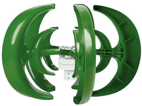 Haofy Generador de Energía Eólica de 1200 W con Motor de CA de Rotor Externo para Sistemas Híbridos de Terrazas de Generación de Energía Garantizada 1 Juego (24V)