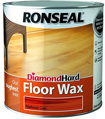 Ronseal Diamond Hard Floor Wax Natural Oak 2.5L