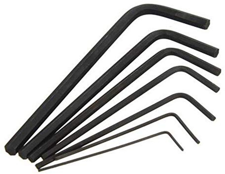 C-FUNN 7 Stücke 0,7Mm-3Mm Mini Hexagon Innensechskantschlüssel Schraubendreher Set Tool Kit